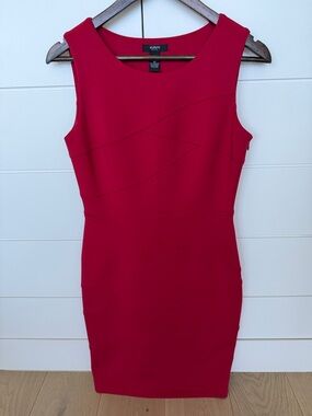 Alfani Sleeveless Crimson Sheath Dress